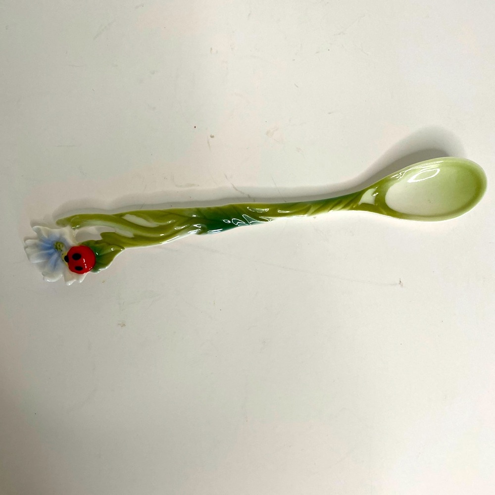Franz Collection Porcelain Decorative Spoon Ladybug FZ00139 Vintage EUC